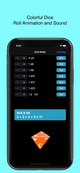 Game screenshot DnD Roller apk
