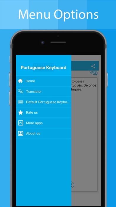 Portuguese Keyboard Translator Screenshot
