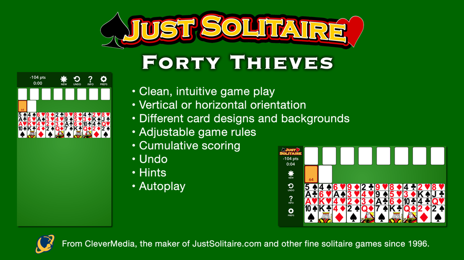 Just Solitaire: 40 Thieves - 3.4.2 - (iOS)