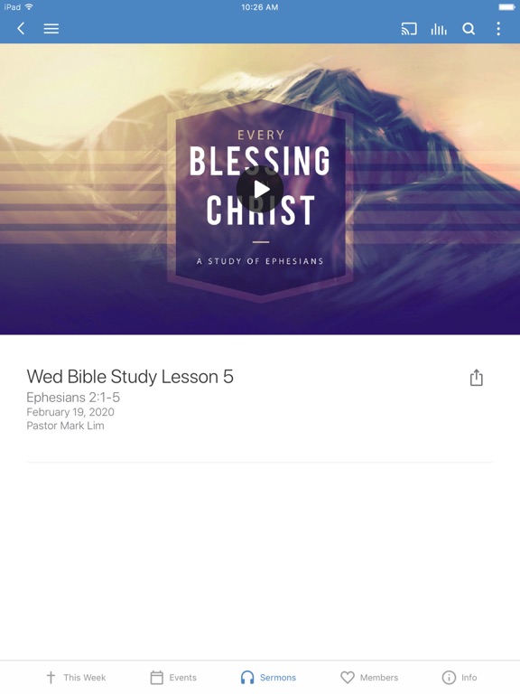 Berean Community Church iPad screenshot 3 - Education app