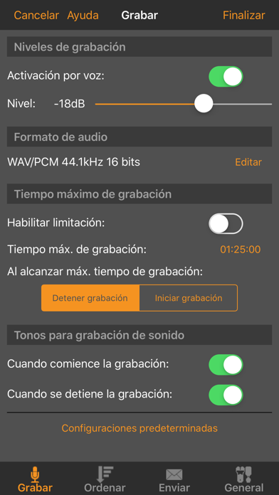 WavePad Máster 2022 iPhone screenshot 8 - Music app