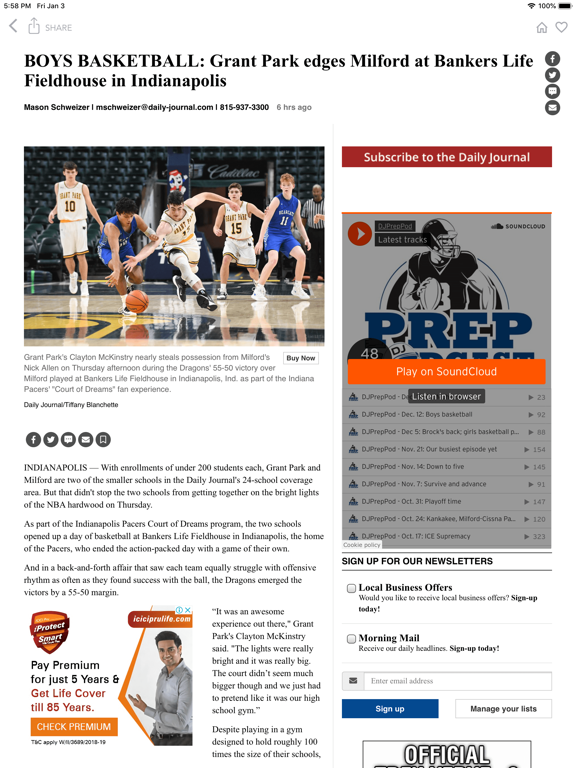 Screenshot #5 pour Daily Journal Kankakee