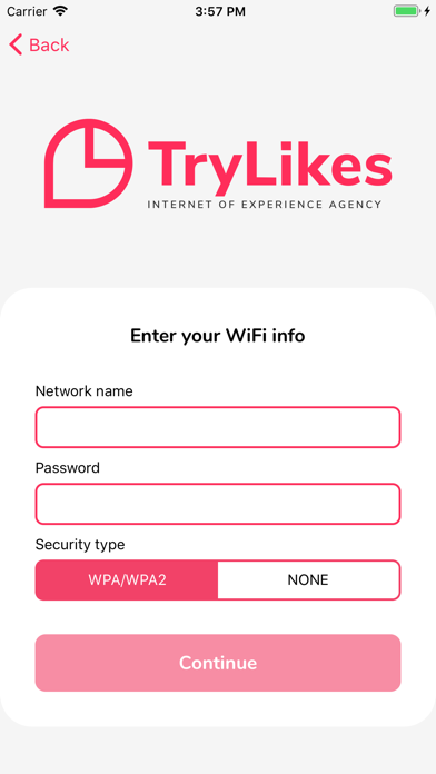 TryLikes WiFi Tab screenshot 2