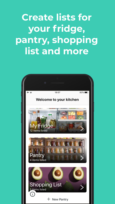 Smart Kitchen: Food Inventory Screenshot