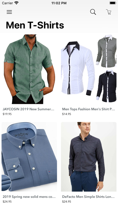 Men Shirt Shop Clothing Screenshot