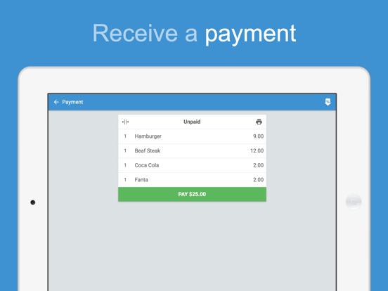 Waiterio Restaurant POS System iPad screenshot 4 - Business app