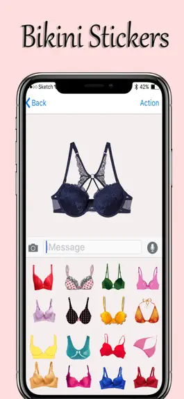 Game screenshot Girls Bikini Stickers apk