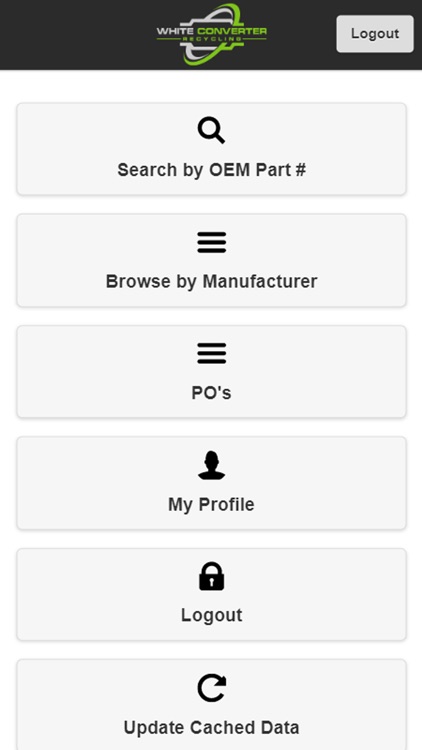 White Converter Recycling