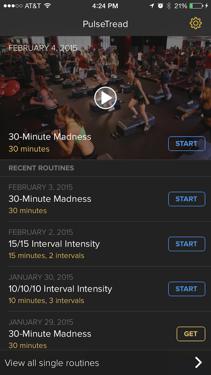 PulseTread Treadmill Trainer