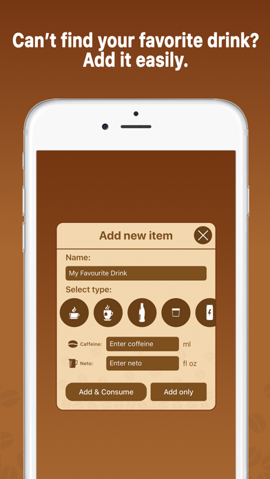 Caffeine Tracker Counter App screenshot 3