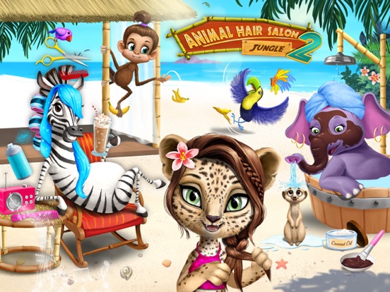 Jungle Animal Salon 2 - No Ads iPad app afbeelding 2