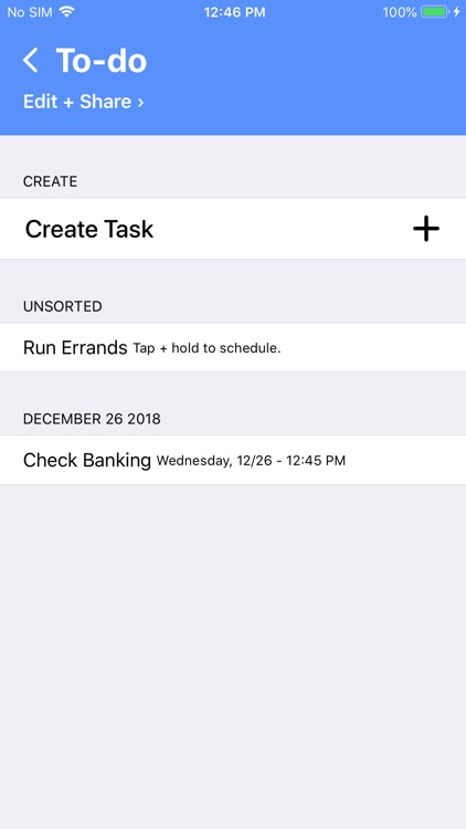 Task - List Management