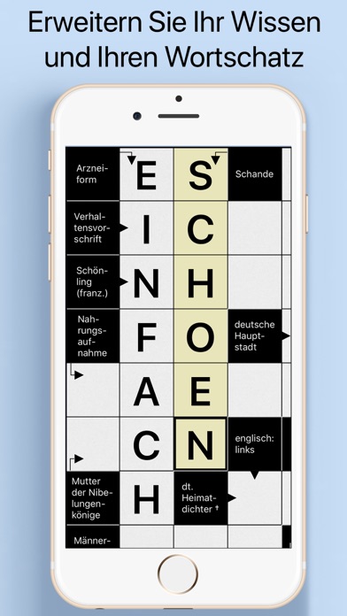 Screenshot #2 pour Kreuzworträtsel .