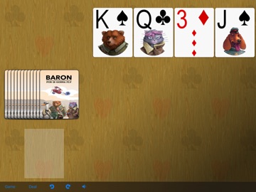 5 Solitaire card games iPad screenshot