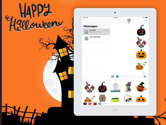 Screenshot #4 for Halloween Sticker hd