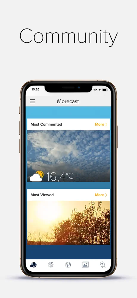 MORECAST Wetter App