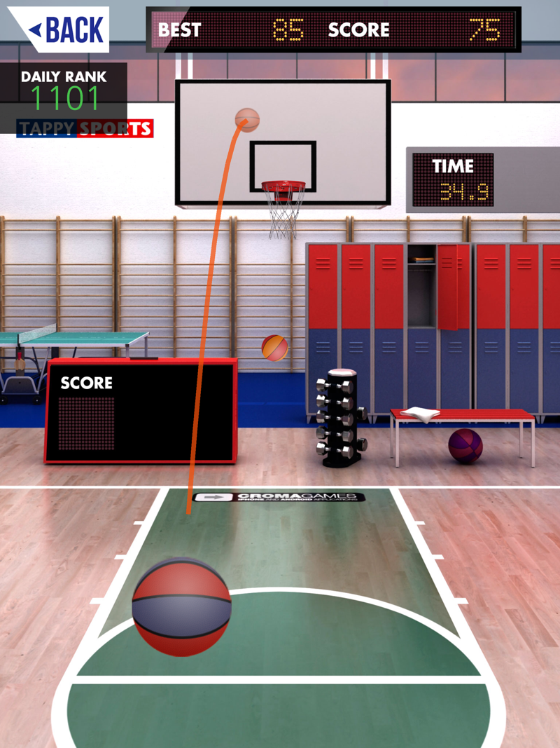 Tappy Sports Basketball Game official gameplay screenshot 1