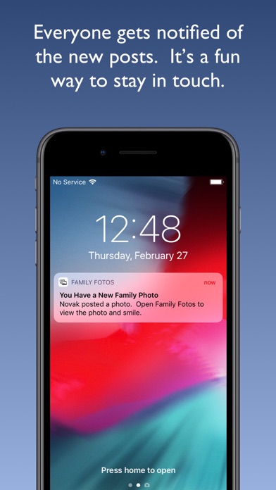 Family Fotos - keep in touch iPhone screenshot 4 - Social Networking app