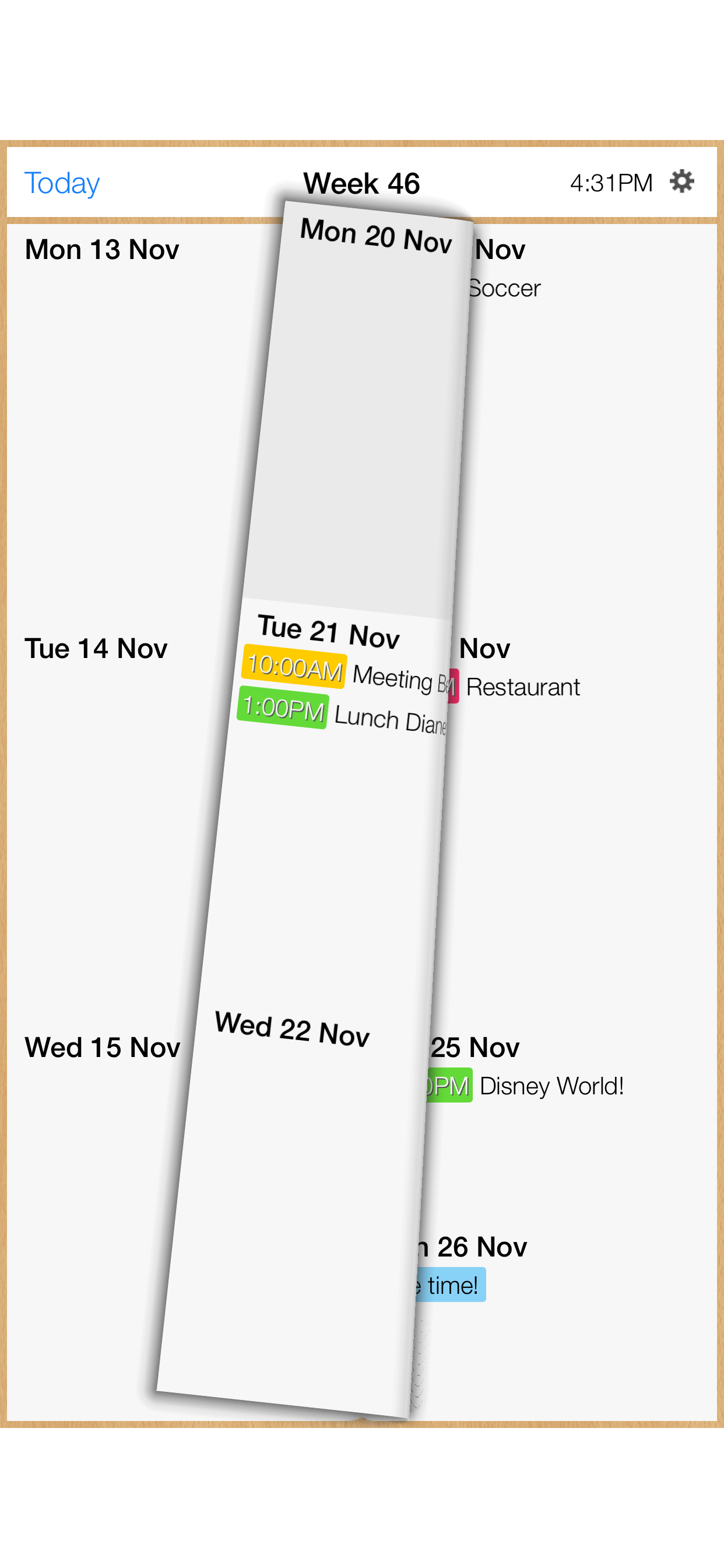 Week Calendar + screenshot 2