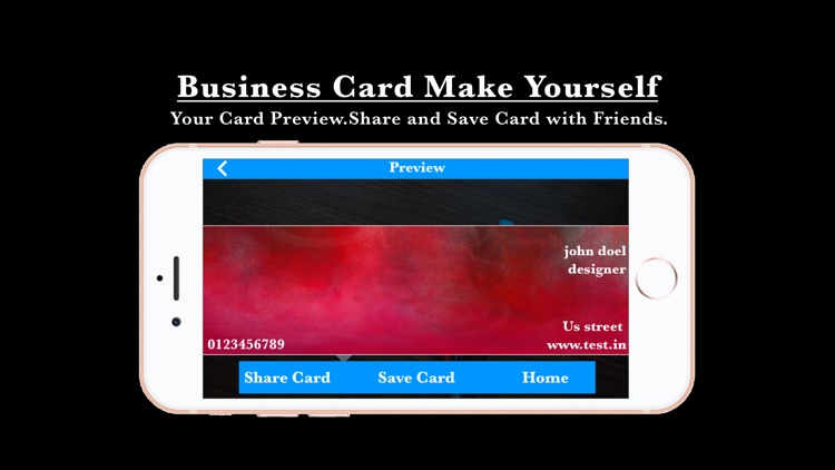 Business Card Make Yourself screenshot-4