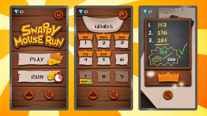 Snappy Mouse Run-Dizzy Running Screenshot