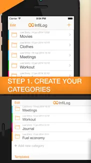 infilog lite - daily tracker iphone screenshot 2