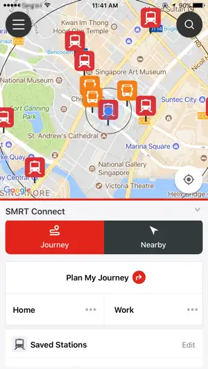 SMRTConnect screenshot 1