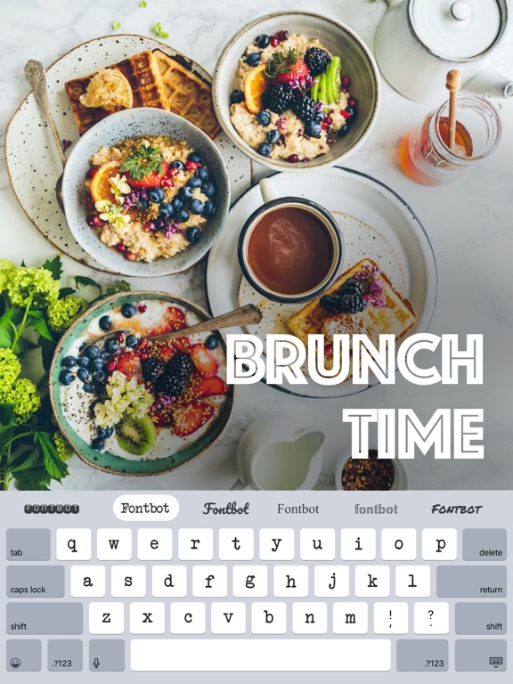 Fonts Air - Font keyboard iPad screenshot 5 - Utilities app