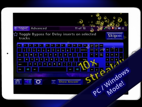 Pro Tools Shortcuts Trainer iPad screenshot 5 - Music app