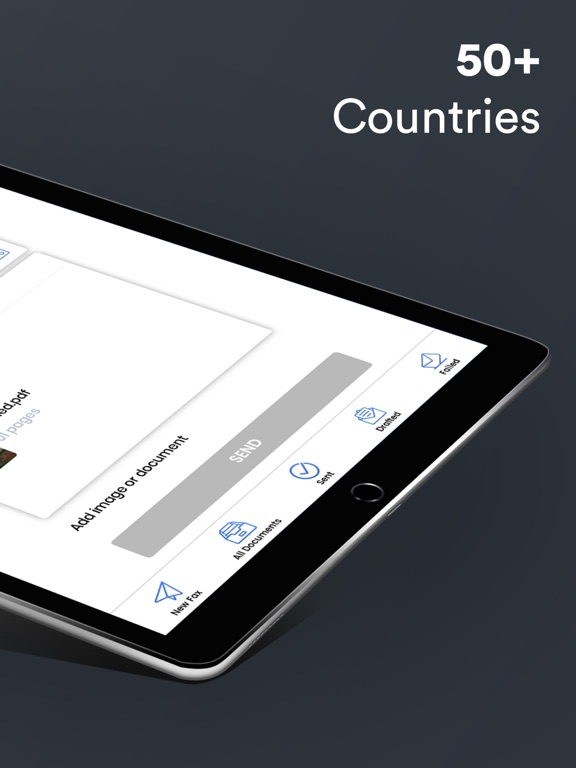 Fax from iPhone free from Ads iPad screenshot 2 - Business app