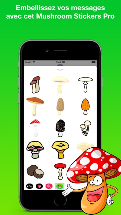 Screenshot #1 pour Champignons Stickers