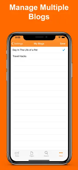 Game screenshot Blog for Blogger apk