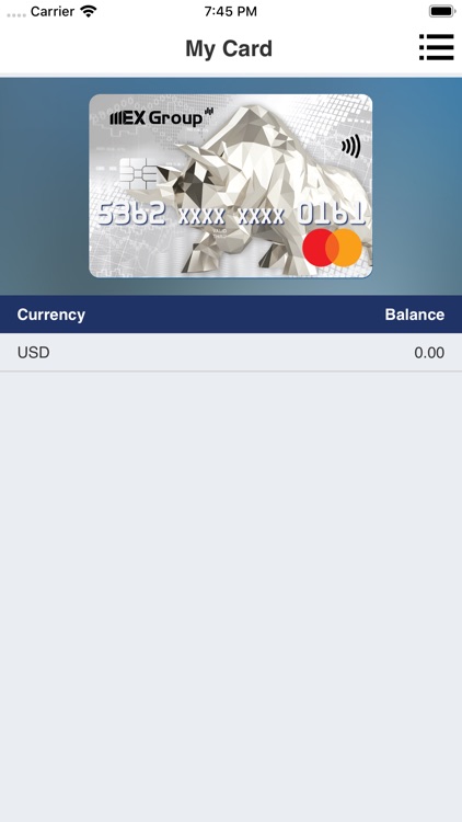 MEX Card App