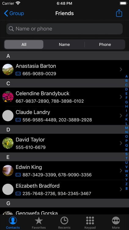 iContacts+: Group Contacts