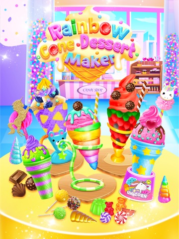 Rainbow Cone Dessert Makerのおすすめ画像6