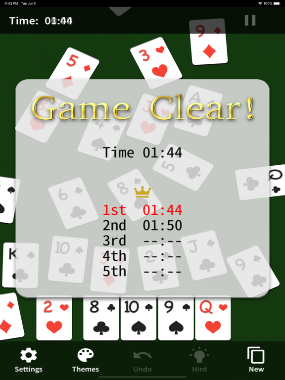 Screenshot #6 pour Pyramid Solitaire(Card Game)
