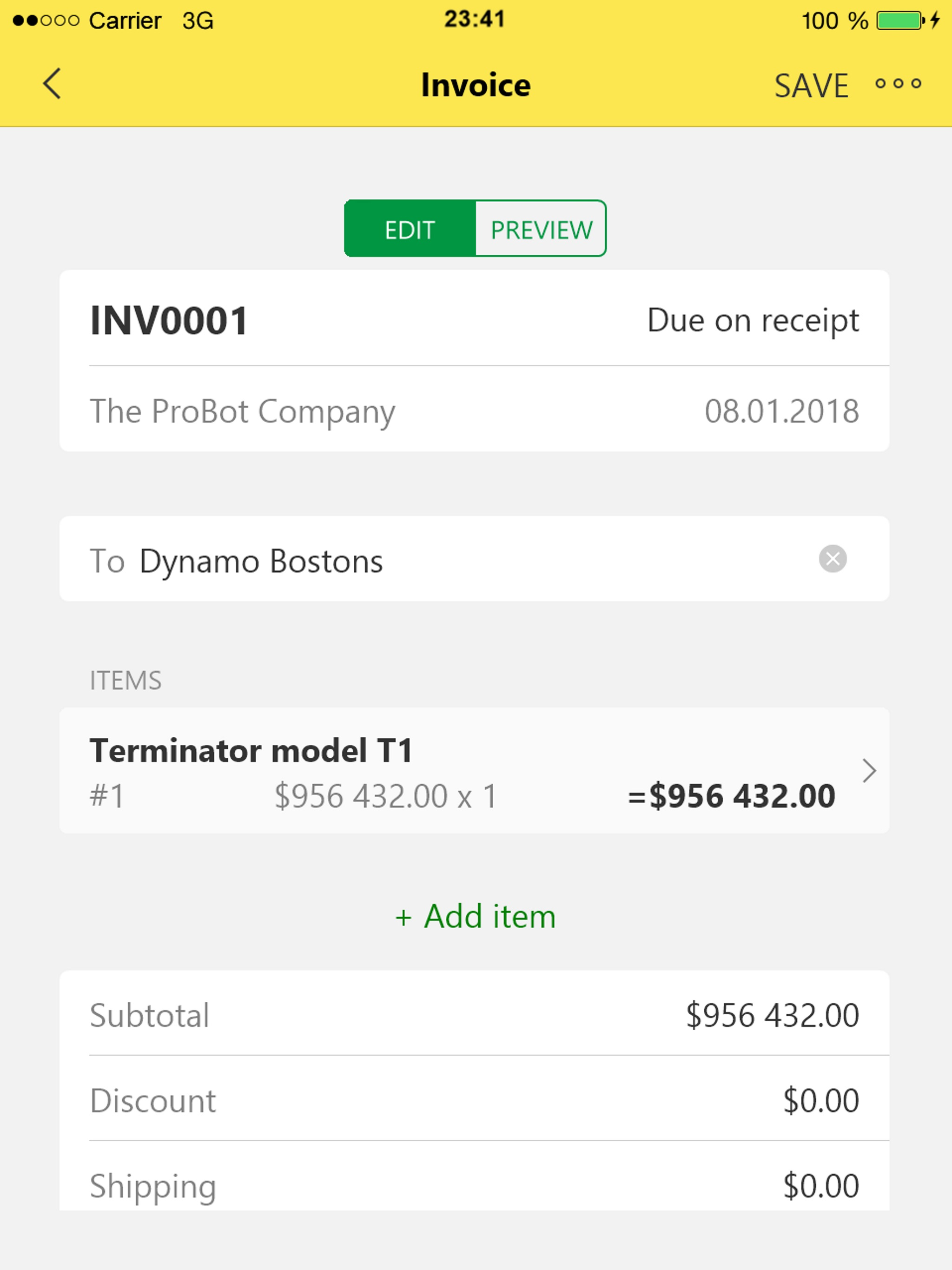 Invoice