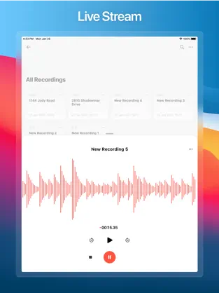 Imágen 4 Audio Recorder - Audio Editor iphone