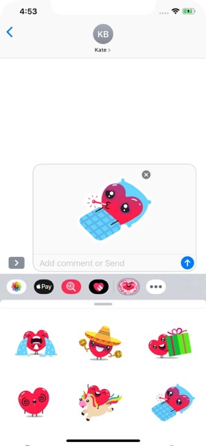 Sweety Hearts Stickers Pack(圖8)-速報App