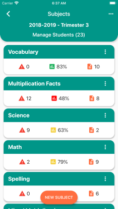 My Grade Book Online screenshot 2