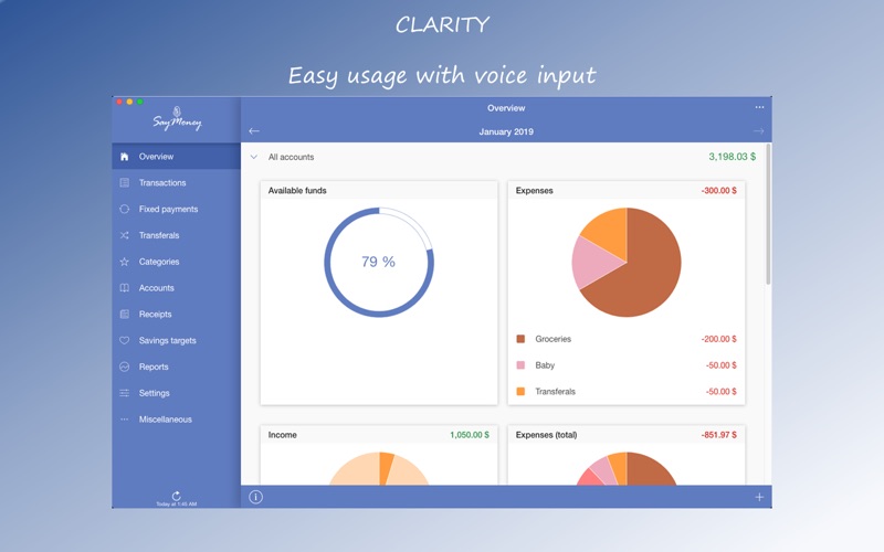 SayMoney Pro - Your finances Screenshot