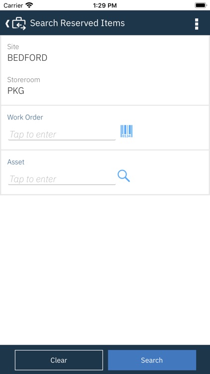 IBM Maximo Issues Returns