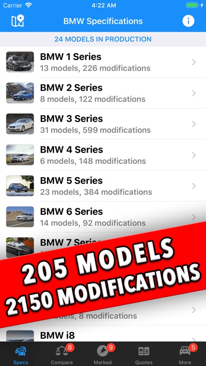 BMW Specs