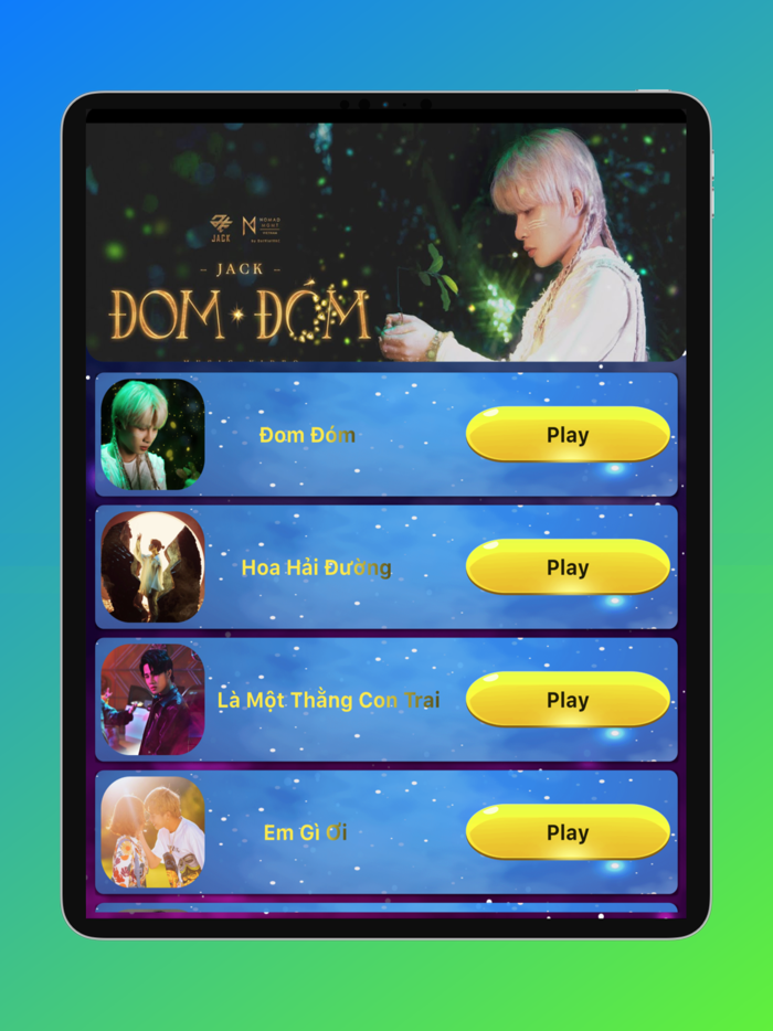 Đom Đóm Jack J97 Piano Tiles