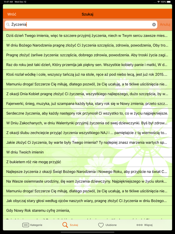 Życzenia Świąteczne iPad screenshot 6 - Entertainment app