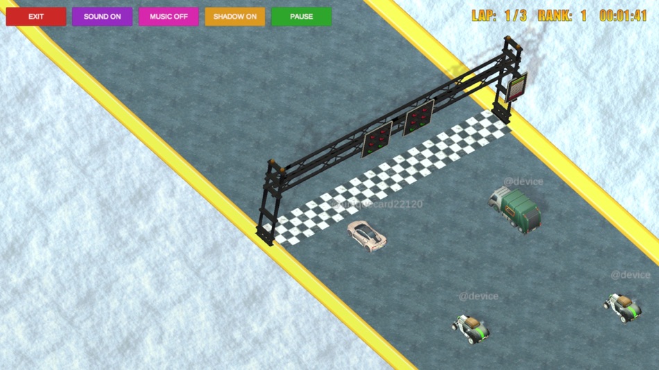 #4. Toy Car Mini Racing (iOS) โดย: Pix Arts