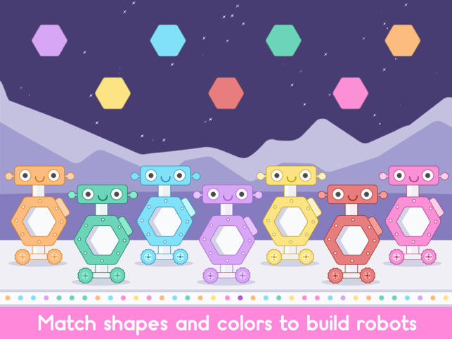 ‎Robot Games Shapes and Colors Screenshot