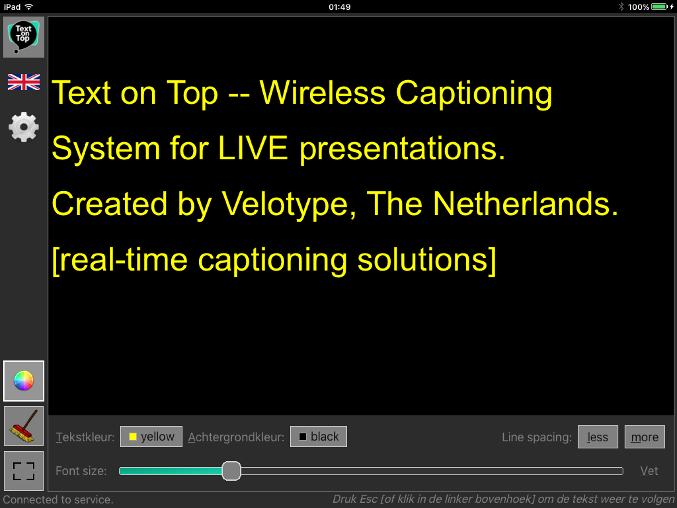 Text on Top Vision