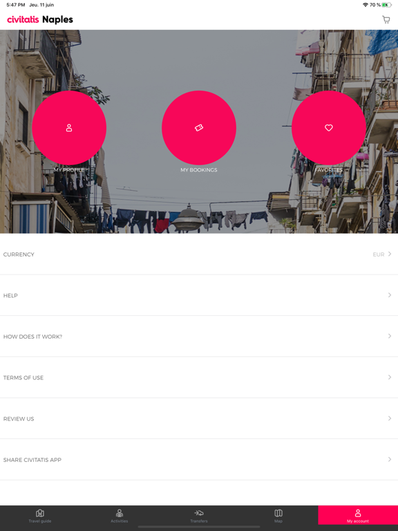 Naples Guide by Civitatis.com iPad screenshot 5 - Travel app