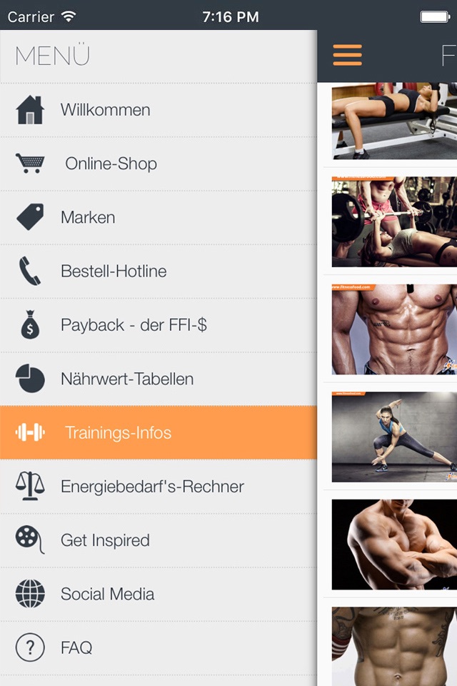 Fitnessfood screenshot 2